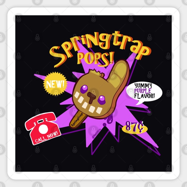 Springtrap Pops Sticker by Bat13SJx